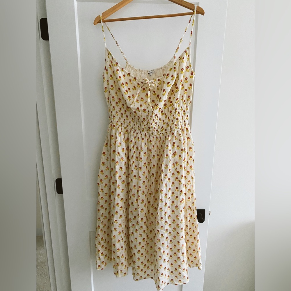 Madewell Floral Midi Dress